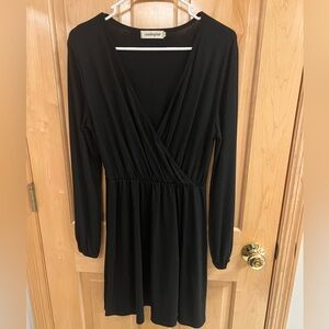 Long Sleeve Black Dress